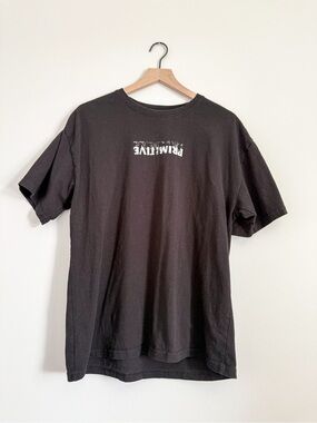 Primitive Skateboarding Logo Graphic T Shirt Black Mens Large Streetwear